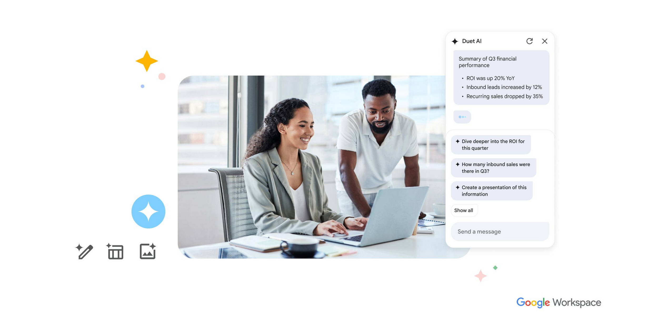 Now Available: Duet AI for Google Workspace