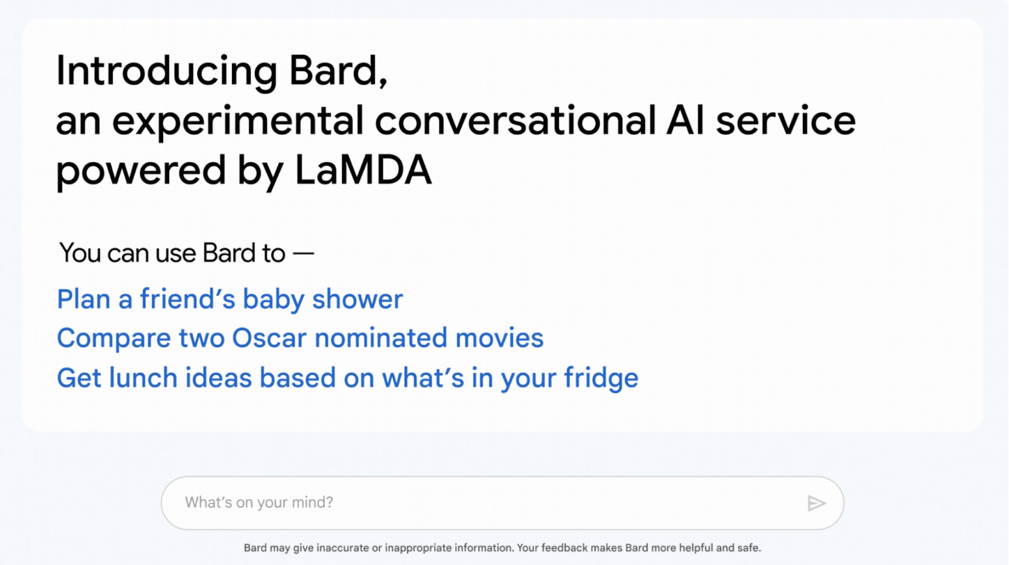 Introducing Google’s AI Chatbot Bard | GoPomelo