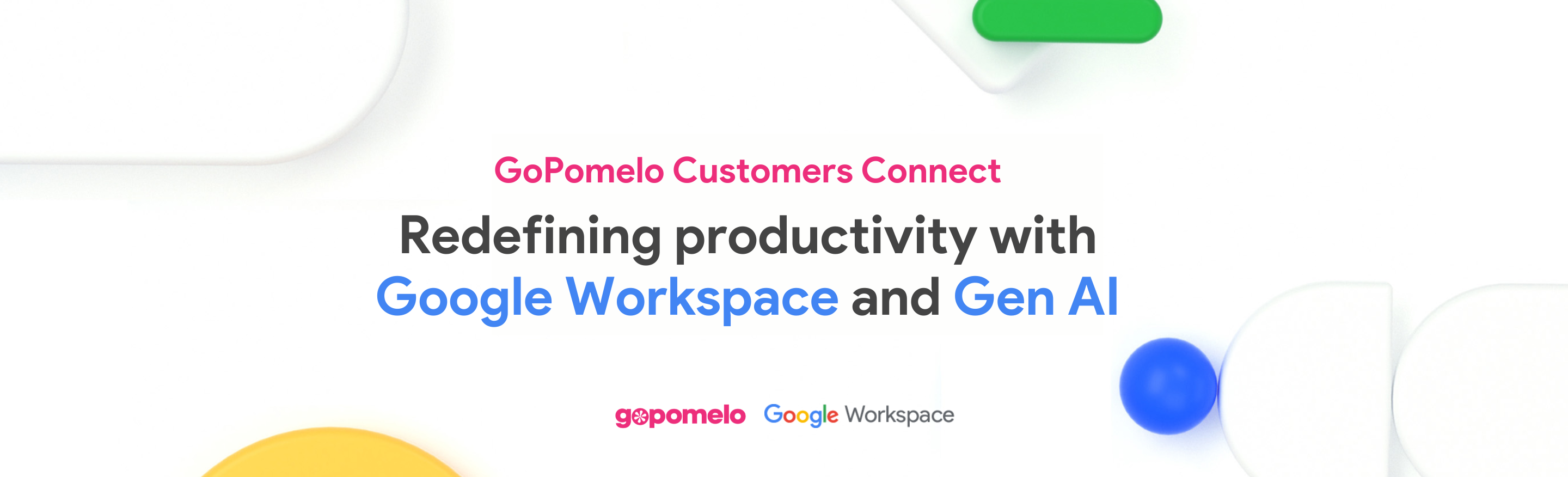 Redefining productivity with Google Workspace and Gen AI